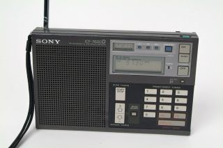 Sony Icf - 7600d / Icf - 2002 Am / Fm / Lw / Sw World Band Receiver