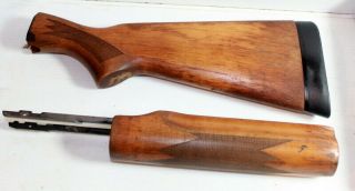 Vintage Remington 870 Wooden Gun Stock Set Butt Stock And Forearm