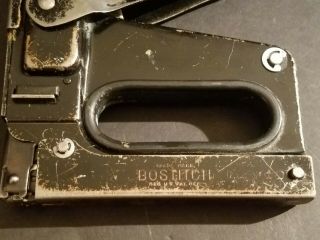 Vintage Bostich T5 Tacker Stapler Heavy Duty Made In USA 1970s 4