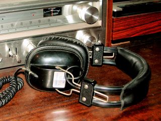 Vintage Sony Dr - 7a Stereo Headphones Distributed By Superscope - -