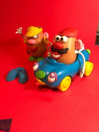 Vintage 1985 Hasbro Playskool Mr.  Potato Head & Funny Face Car Toy