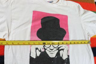 Vintage 80s 90s ELTON JOHN Tour Concert T - Shirt / Short Sleeve / Medium to Large 7