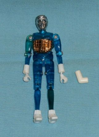Vintage Mego Micronauts Complete Blue Time Traveler 2 (discolored,  Stressed)
