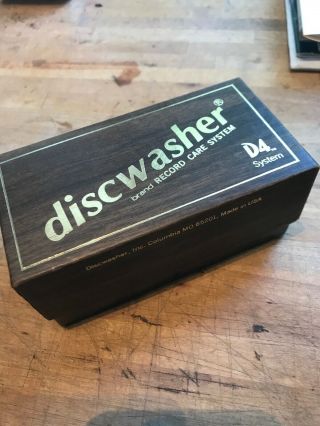 Vintage Discwasher Brand D4 Vinyl Record Care System Complete Cib