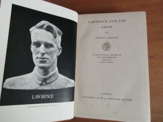 Old T.  E.  LAWRENCE / THE ARABS Book MAP ARABIA MILITARY ARMY MIDDLE EAST RAILWAY 3
