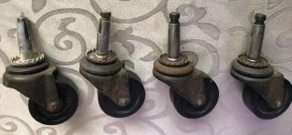 Vintage Chair Casters Set Of 4