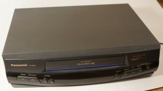Panasonic Vhs Vcr Recorder,  4 - Head,  Omnivision,  Pv - 8400,  Device Only