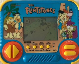 Vintage 1992 Tiger Electronics The Flintstones Lcd Game Euc