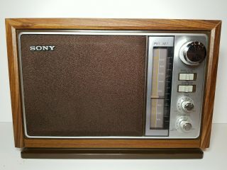 Sony Am/fm Table Top Radio Model Icf - 9740w -,  Excillent Sound Quality