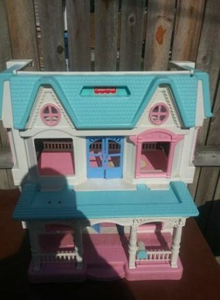 Vintage 1993 Fisher Price Dream Doll House