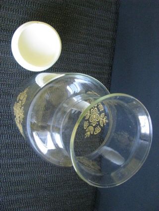 Vintage Pyrex Glass Carafes Butterfly Gold Pattern 3472 - 4 72 oz 4