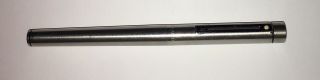 Vintage Sheaffer Targa Brushed Stainless Steel Fountain Pen Fine Point Nib