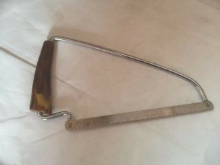 Vintage Kitchen Bone And Meat Saw With Bakelite Handle,  Blade 7.  5 "