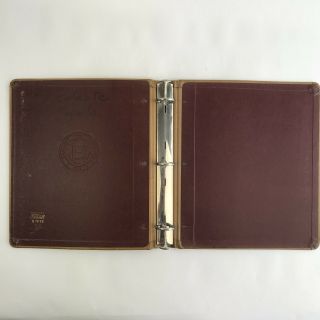 Vintage 3 - Ring Binder Office Supplies Notebook University Of Michigan MI Prop 3