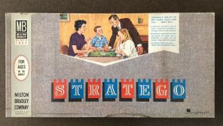 Vintage Stratego Board Game,  1962,  Milton Bradley,  100 Complete,