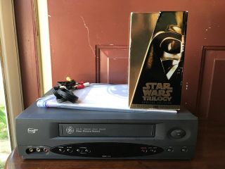 Ge - Vg4275 4 - Head Hi - Fi Stereo Vhs Vcr Plus,  Star Wars Trilogy Special Edition