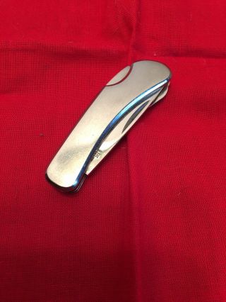 Vtg Explorer Seki Japan Mini Small Folding Lockback Stainless Pocket Knife