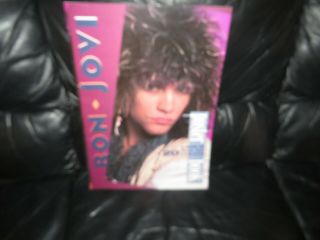Vintage Bon Jovi Poster Book With 20 Tear Out Posters Complete Copyright 1987