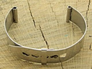 Vintage Stainless Steel Watch Band 16mm Straight Lug Mens Pre - Owned Wrist Band