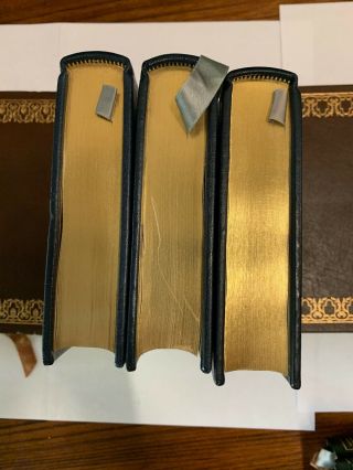 The Great Books Franklin Library Leather Bound Life Of Johnson 3 Volume Book Set 4