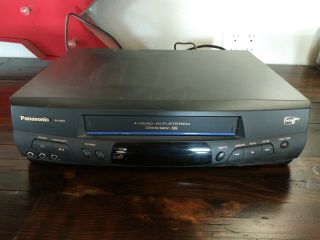 Panasonic Pv - 8451 - 4 - Head Stereo Vcr Vhs Player - Great No Remote
