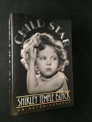 Shirley Temple Black / Child Star Signed Bookplate First Edition 1988