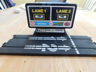 Vintage Tyco 440 Lap Counter 2 Lanes Race Track Toy Accessory Model B - 5869 N/r