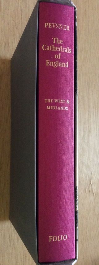 Folio Society The Cathedrals Of England Pevsner In Slipcase The West & Midlands 2