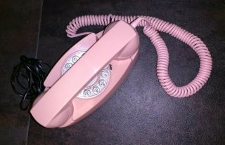 Crosley Cr - 59 Pink Princess Phone Faux Rotary Push Button Vintage
