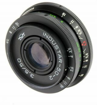 Industar 50 - 2 3.  5/ 50mm M42 Vintage Lens Ussr For Zenit,  Canon,  Nikon,  Sony Exc,