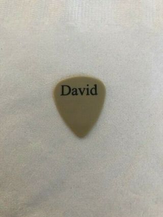 DAVID BOWIE GUITAR PICK - VINTAGE HEATHEN TOUR 2002 - DAVID ' S OWN PICK Beige 2