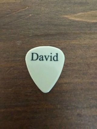 DAVID BOWIE GUITAR PICK - VINTAGE HEATHEN TOUR 2002 - DAVID ' S OWN PICK Beige 4