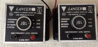 (pair) Jbl Lancer 77 Le High Frequency Level Control Modules 8ohm