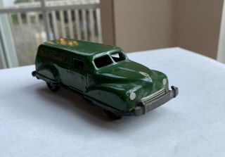 Vintage Meier & Franks Tin Toy Delivery Truck