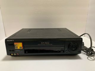 Sony Slv - 685hf Hi - Fi Vhs Vcr Recorder