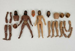 Vintage Mego Planet Of The Apes Zaius Zira Cornelius Soldiers Bodies Parts Pota