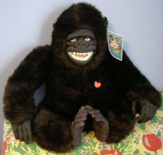 Vintage 1986 Roaring King Kong Plush Stuffed Animal Toy Universal Studios