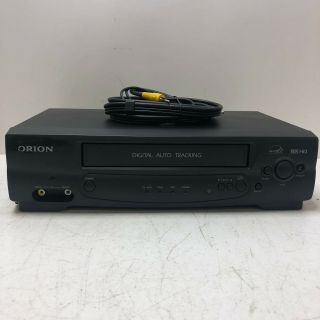 Orion Vr313 Vcr Video Cassette Recorder Vhs Player Hq No Remote