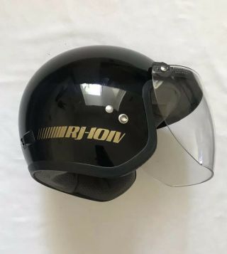 Shoei Rj - 101v Vintage Helmet Sz Medium 7 1/8 - 7 1/4 Motorcycle Snell M90 Dot