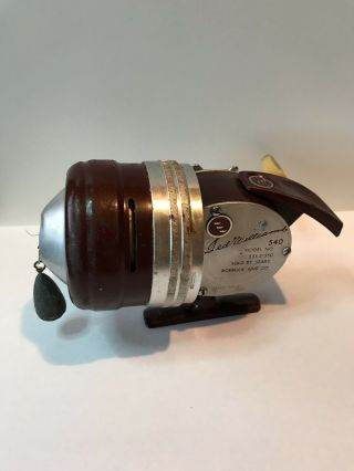 Vintage Ted Williams 535.  31350 - No - 540 Sears Roebuck Spinning Caster Reel W/case