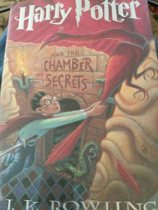 Harry Potter And The Chamber Of Secrets 1st Edition True 1st Printing Hardcover