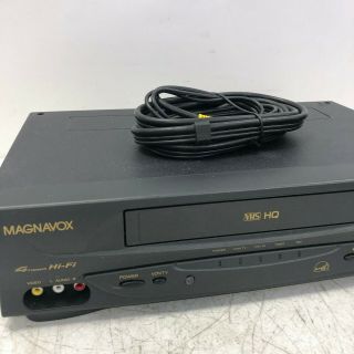 Magnavox Philips VHS HQ 4 Head HiFi VCR Player Model VR601BMX21 - 2
