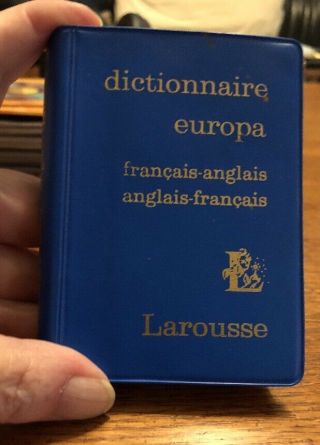 Vintage 1962 Larousse French - English Pocket Dictionary Cute