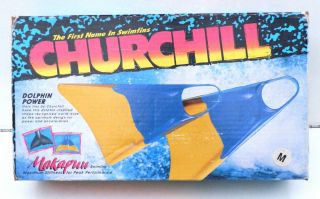 Vintage Churchill Dolphin Power Makapuu Morey Boogie Fins Size Medium