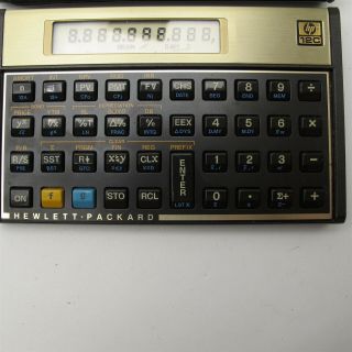 Vintage Hewlett Packard HP 12C Financial Calculator 1993 Singapore w/ Batts 3