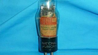 45 National Union Triode St Shape Vintage Electronic Vacuum Tube Tests Strong