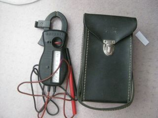 Vintage Amprobe Ultra Rs - 3 Clamp Meter Volts Amps Ohms With Case