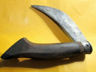 Vintage Hand Forged Pruning Knife,  Vines,  Branches
