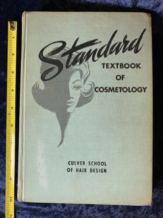 Vintage 1967 Standard Textbook Of Cosmetology Milady Pub.  Hardcover 60s Hair