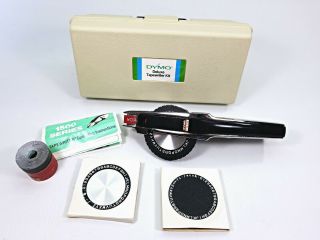 Vintage Dymo 1570 Deluxe Tapewriter Label Maker,  Extra Tape Rolls